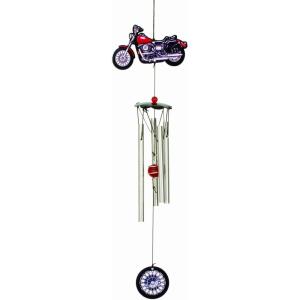 Spoontiques Horse Wind Chime – Outdoor Garden Décor – Decorative Chimes for Yard, Garden, Backyard and Patio Decoration(Metal Motorcycle)