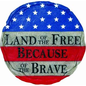 Spoontiques Land of The Free Stepping Stone, one size