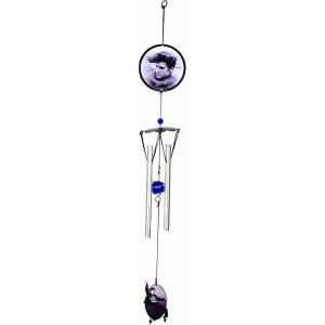 Spoontiques Peanuts Group Wind Chime – Outdoor Garden Décor – Decorative Chimes for Yard, Garden, Backyard and Patio Decoration(Elvis Metal)