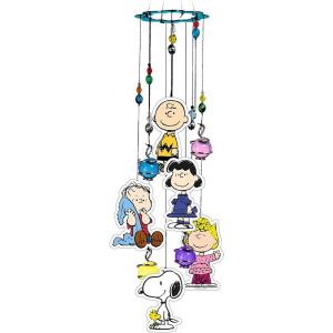 Spoontiques Peanuts Group Wind Chime – Outdoor Garden Décor – Decorative Chimes for Yard, Garden, Backyard and Patio Decoration(Peanuts Crew)