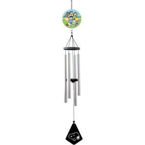 Spoontiques Peanuts Group Wind Chime – Outdoor Garden Décor – Decorative Chimes for Yard, Garden, Backyard and Patio Decoration(Peanuts Metal)