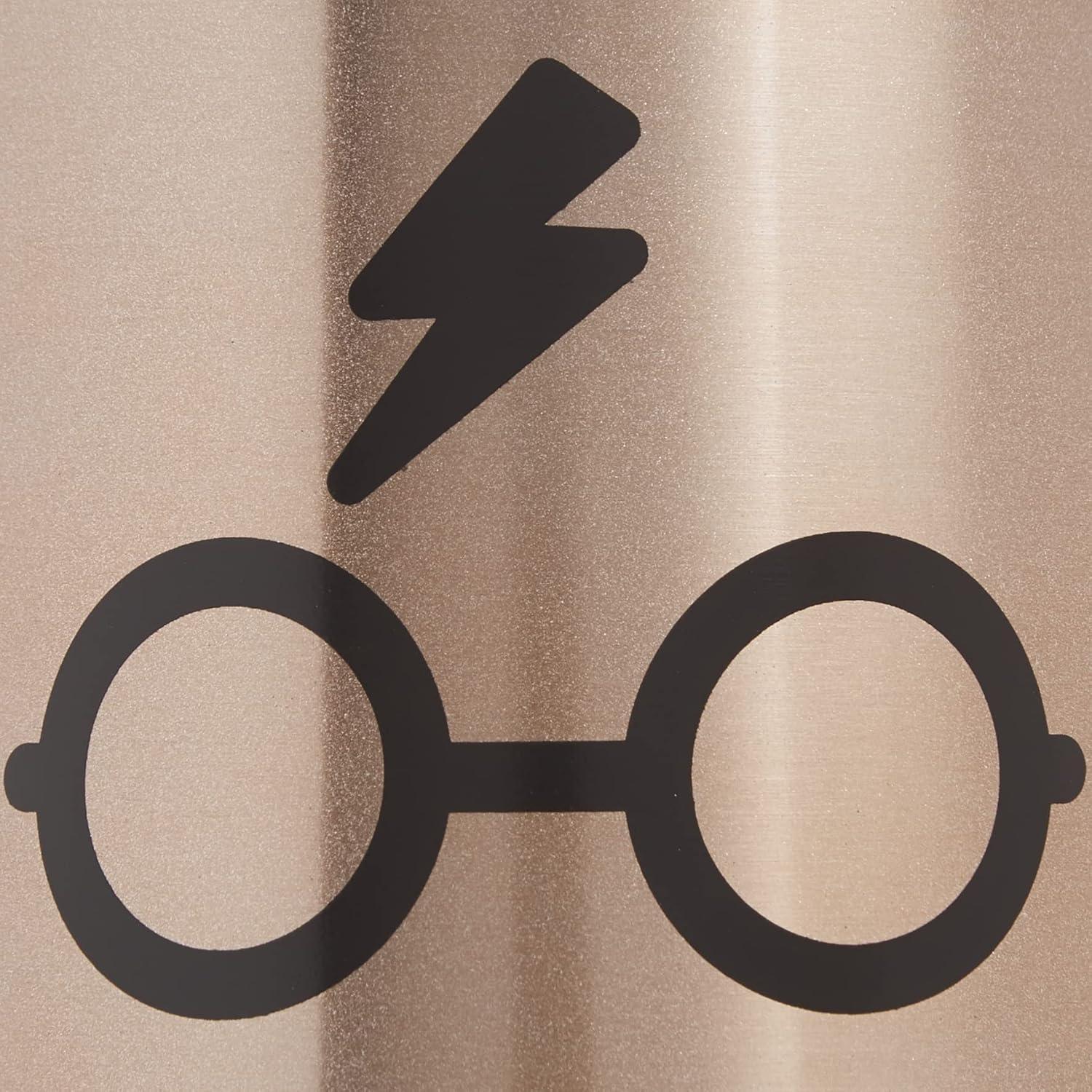 image:imageSpoontiques Harry Potter Stainless Steel Wine Tumbler 16 Oz Double Wall Insulated Drink Cup with Lid for Travel HogwartsHarry Potter Glasses