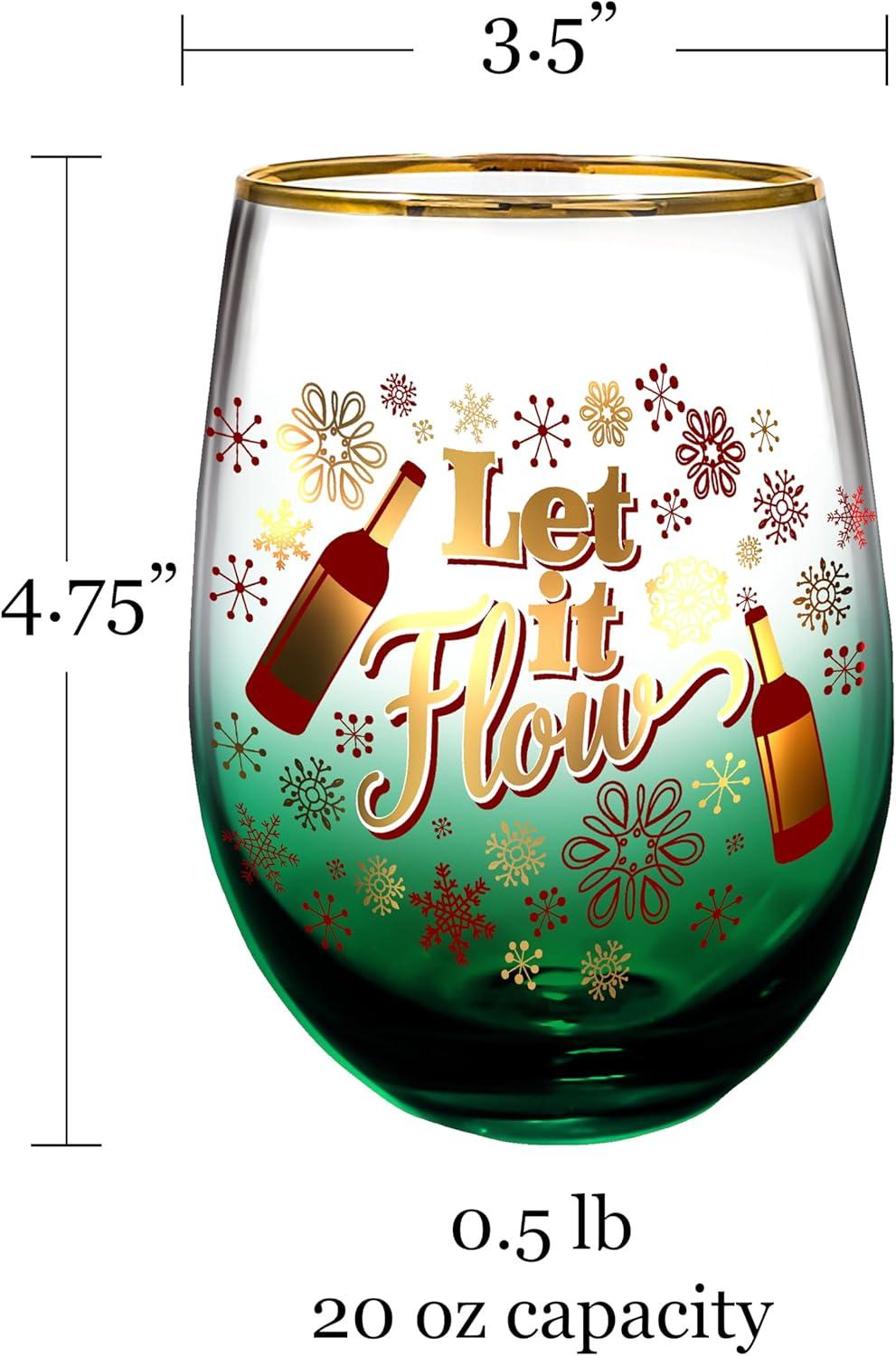 image:imageSpoontiques Let It Flow Stemless Glass