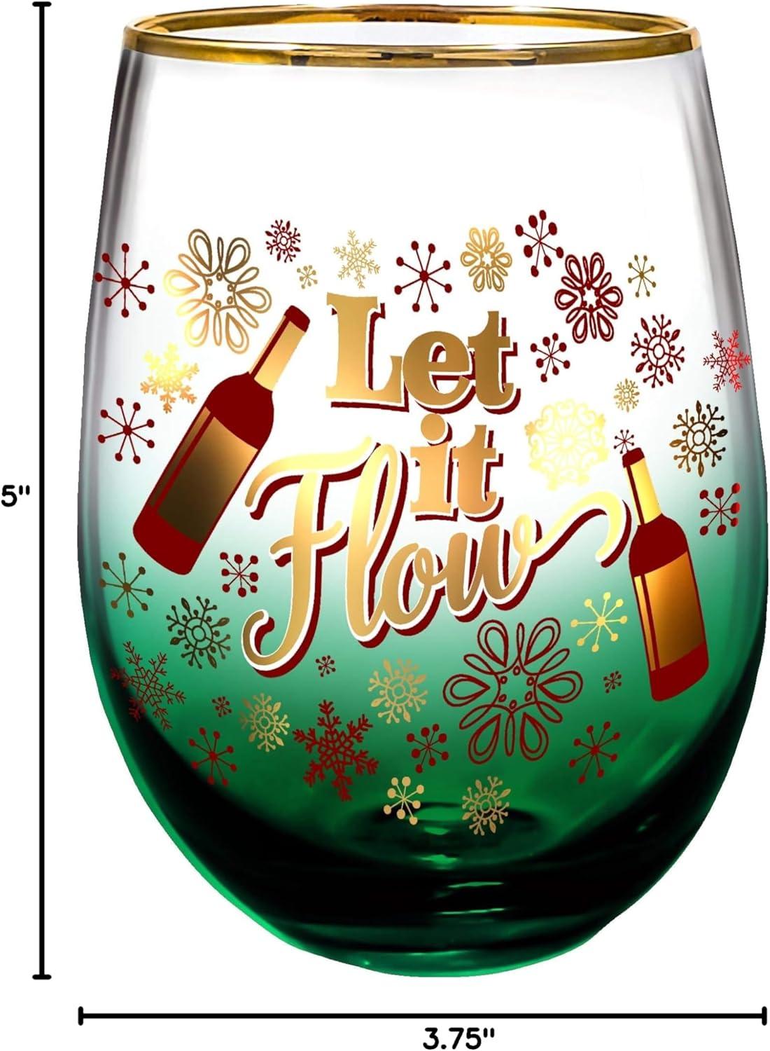 image:imageSpoontiques Let It Flow Stemless Glass