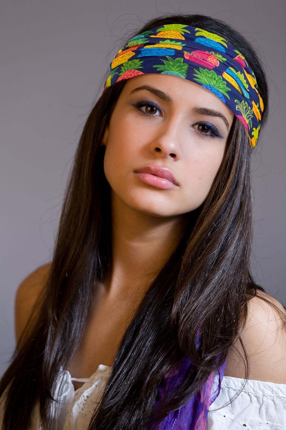 image:imageSpoontiques Music Hair Wrap Multifunctional Bandanna Headband Hair Tie Gaiter and ScarfSwirls