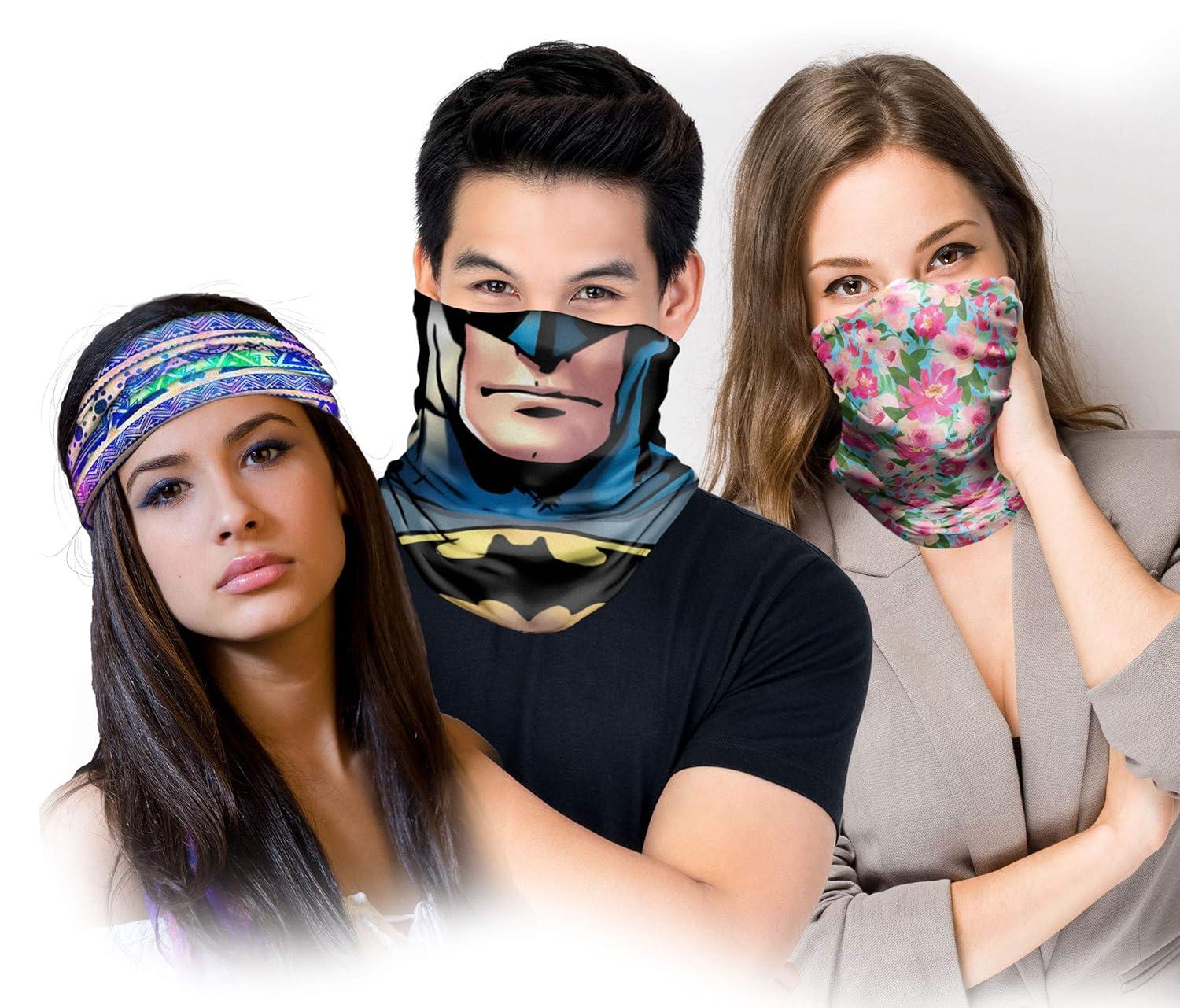 image:imageSpoontiques Music Hair Wrap Multifunctional Bandanna Headband Hair Tie Gaiter and ScarfTaz