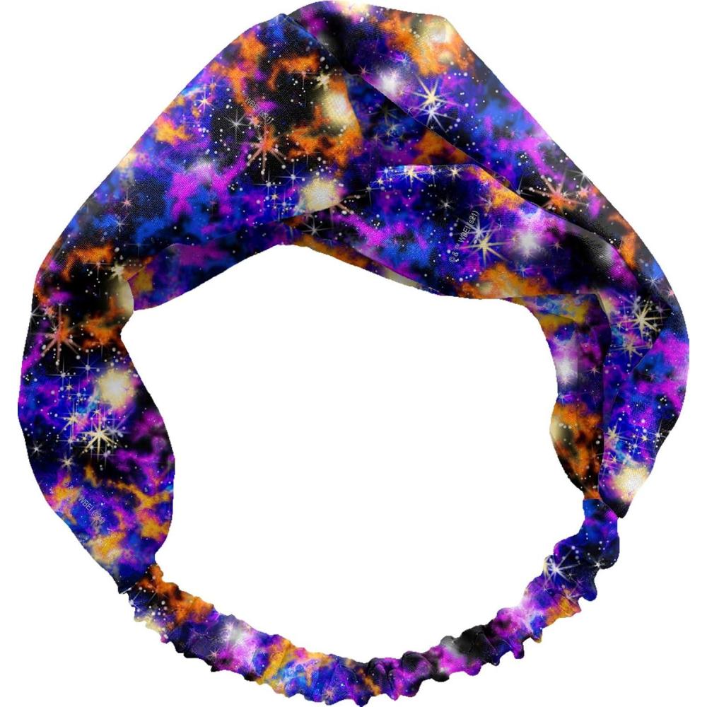 image:imageSpoontiques Headband Printed Fabric Hair Bands Knotted Hair Band for Everyday Use Harry Potter Crest one size 20304Galaxy
