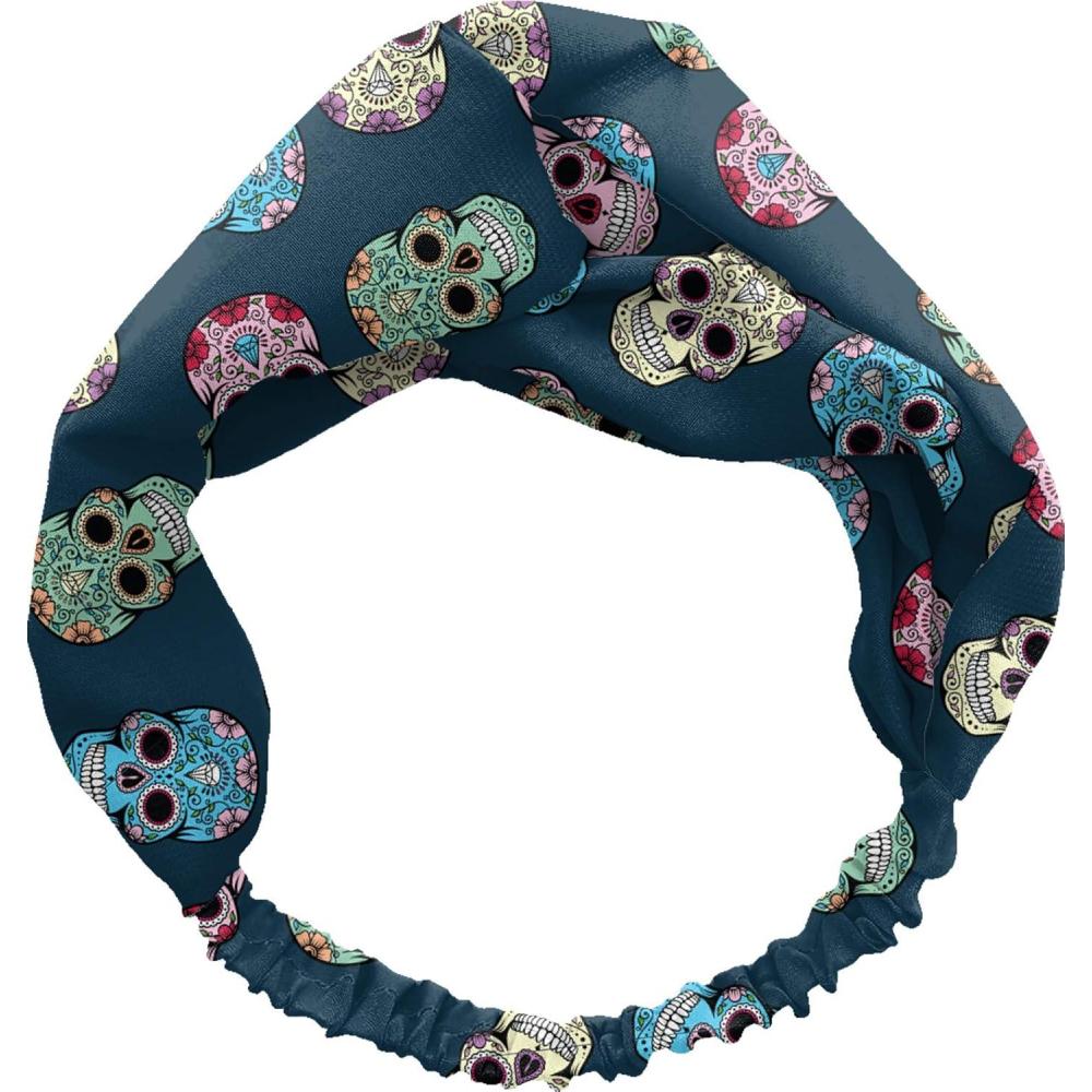 image:imageSpoontiques Headband Printed Fabric Hair Bands Knotted Hair Band for Everyday Use Harry Potter Crest one size 20304Sugar Skull