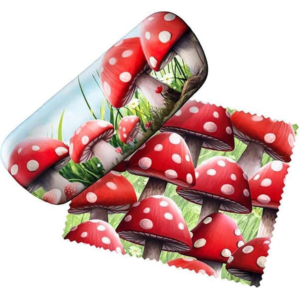 image:imageSpoontiques Elvis Red Eyeglass CaseMushroom
