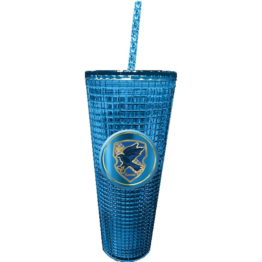 image:imageSpoontiques Holiday Diamond Tumbler 20oz  Textured Cup wStaw Double Wall Insulated BPA Free  A Christmas StoryRavenclaw