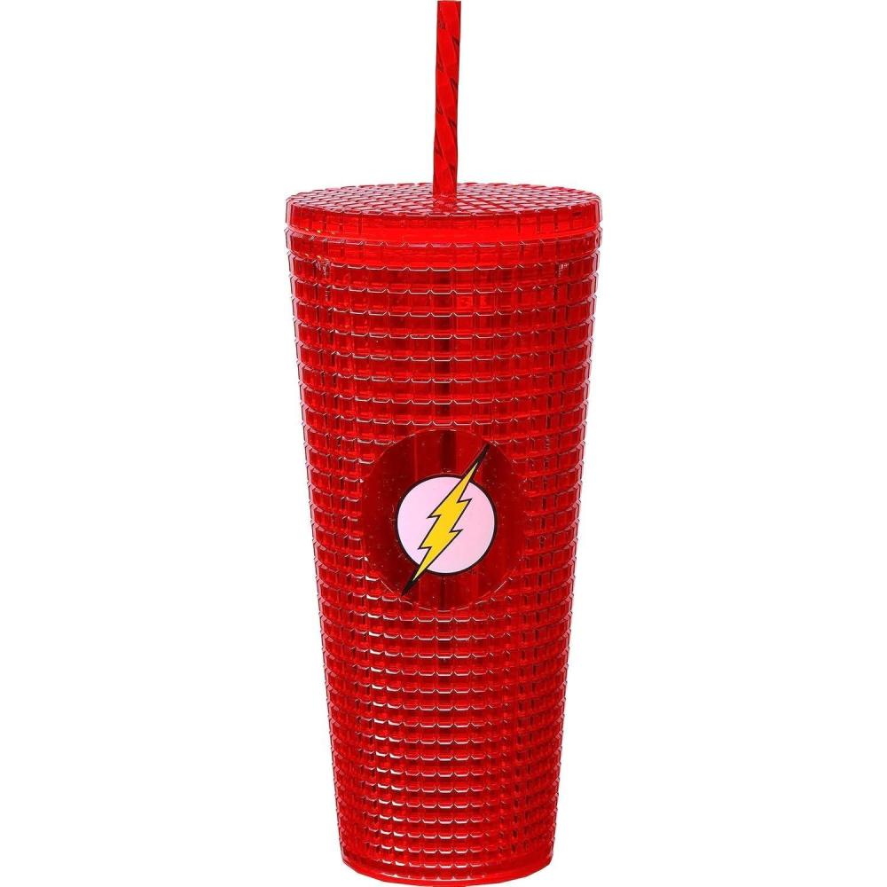 image:imageSpoontiques Holiday Diamond Tumbler 20oz  Textured Cup wStaw Double Wall Insulated BPA Free  A Christmas StoryThe Flash
