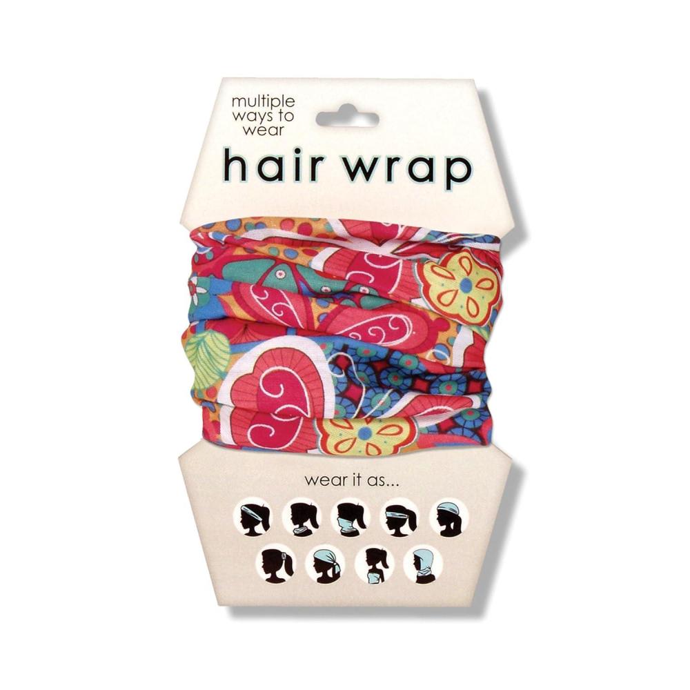 image:imageSpoontiques Music Hair Wrap Multifunctional Bandanna Headband Hair Tie Gaiter and ScarfButterflies 1