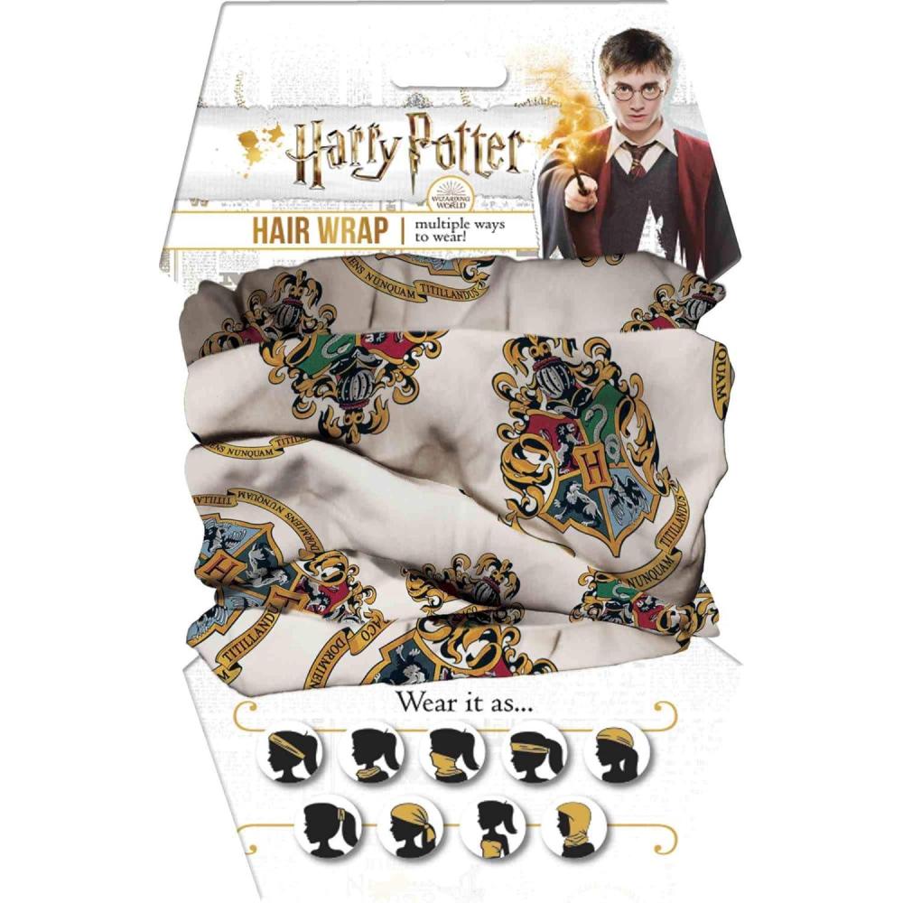 image:imageSpoontiques Music Hair Wrap Multifunctional Bandanna Headband Hair Tie Gaiter and ScarfHogwarts Crest