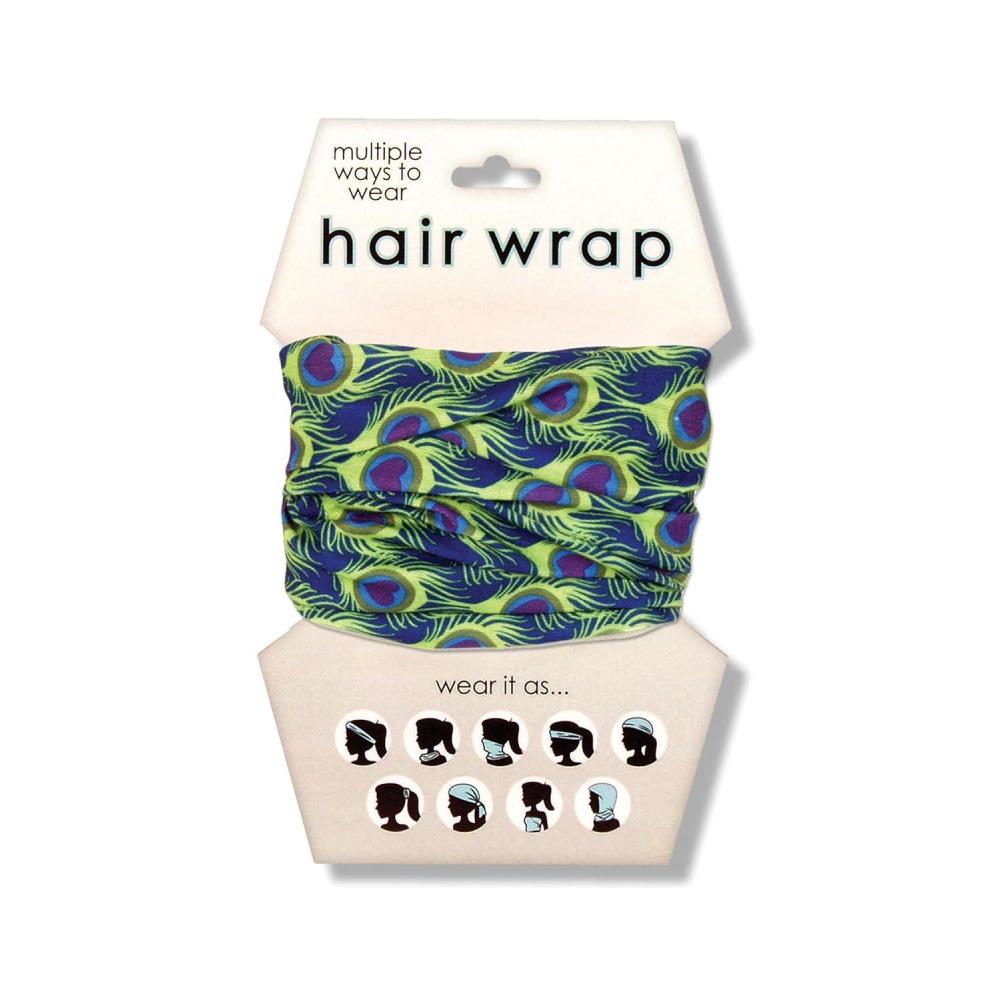 image:imageSpoontiques Music Hair Wrap Multifunctional Bandanna Headband Hair Tie Gaiter and ScarfPeacock
