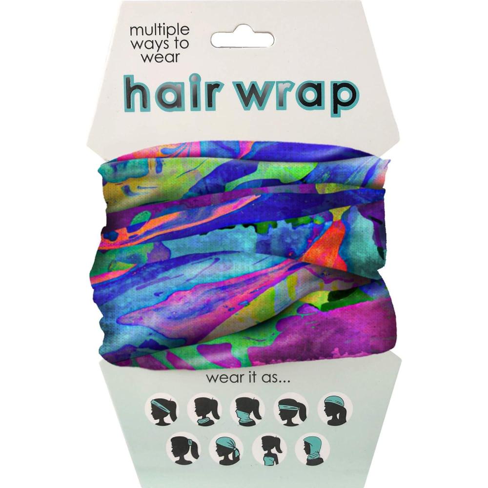 image:imageSpoontiques Music Hair Wrap  Multifunctional Bandanna Headband Hair Tie Gaiter and ScarfSwirls