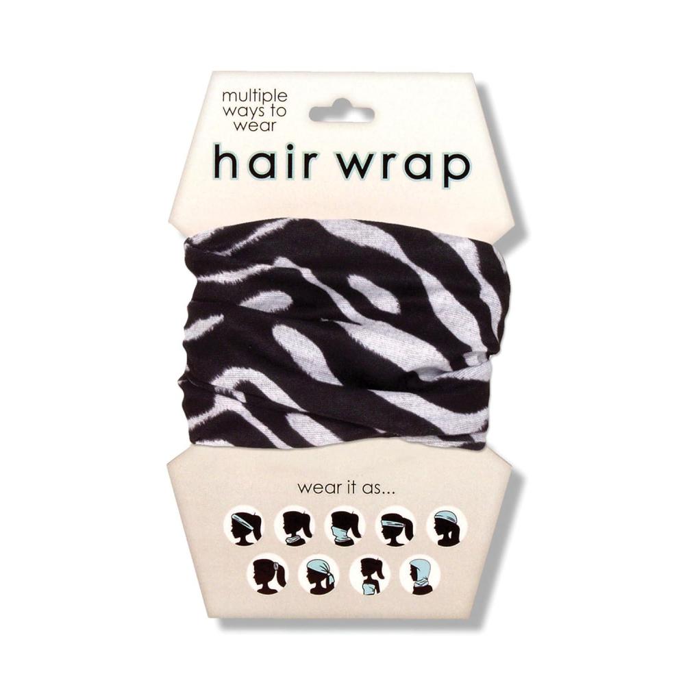 image:imageSpoontiques Music Hair Wrap Multifunctional Bandanna Headband Hair Tie Gaiter and ScarfZebra Print