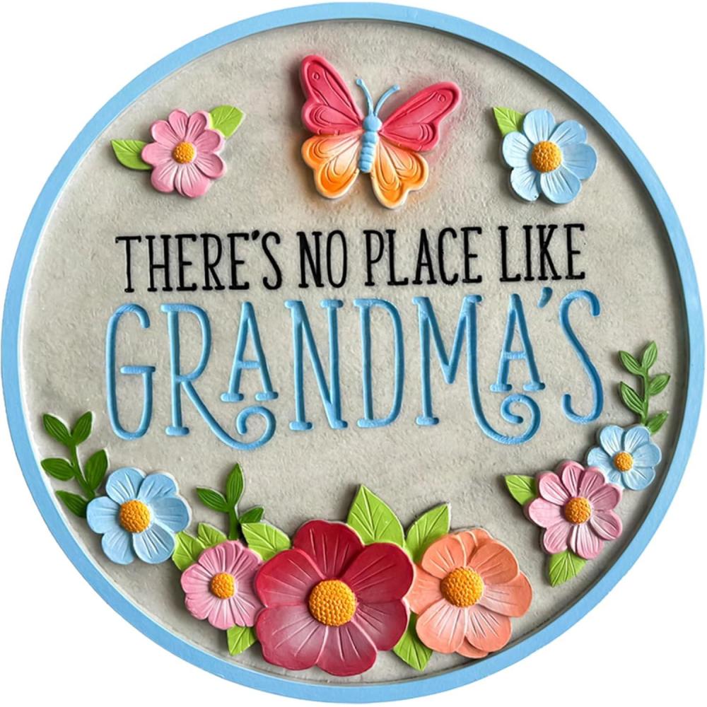 image:imageSpoontiques No Place Like Grandmas Stepping Stone Garden Dcor Decorative Stone for Patio Home Lawn and Yard