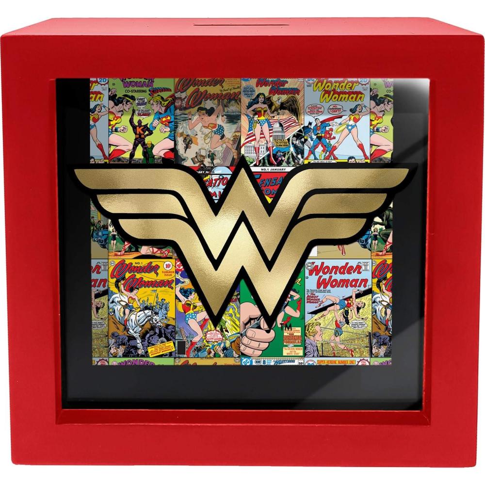 image:imageSpoontiques Wonder Woman Shadowbox BankWonder Woman