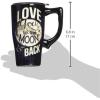 Spoontiques – Ceramic Travel Mugs – You Are My Sunshine Cup – Hot or Cold Beverages – Gift for Coffee Lovers(Love To The Moon and Back)