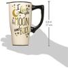 Spoontiques – Ceramic Travel Mugs – You Are My Sunshine Cup – Hot or Cold Beverages – Gift for Coffee Lovers(Moon and Back)