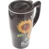 Spoontiques – Ceramic Travel Mugs – You Are My Sunshine Cup – Hot or Cold Beverages – Gift for Coffee Lovers(You are My Sunshine)