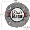 Spoontiques – Garden Décor – Dad’s Garage Stepping Stone – Decorative Stone for Garden