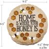 Spoontiques – Garden Décor – Home is Where Your Honey is Stepping Stone – Decorative Stone for Garden
