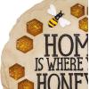 Spoontiques – Garden Décor – Home is Where Your Honey is Stepping Stone – Decorative Stone for Garden