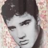 Spoontiques – Glitter Filled Acrylic Tumbler – Glitter Cup with Straw – 20 oz - Stainless Steel Locking Lid with Straw – Double Wall Insulated – BPA Free – Elvis Presley