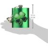 Spoontiques – St. Patrick’s Day Irish Stainless Steel Hip Flask – Functional Drinkware – 7 Oz Liquid Capacity, Stainless Steel Refill Funnel – 4.75” Tall – Birthday, Bachelor or Bachelorette Party