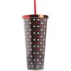 Spoontiques Acrylic Foil Cup with Straw, 20oz – Metallic Locking, Double Wall Insulated, BPA Free – Elvis(Betty Boop)