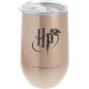 Spoontiques Harry Potter Stainless Steel Wine Tumbler, 16 Oz – Double Wall Insulated Drink Cup with Lid for Travel – Hogwarts(Harry Potter Glasses)
