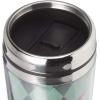 Spoontiques Insulated Travel Mug, 14oz – Double Wall Stainless & Acrylic Drink Cup with Twist Top Lid & Handle – Scooby Doo(Green)