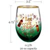 Spoontiques Let It Flow Stemless Glass