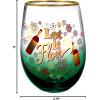 Spoontiques Let It Flow Stemless Glass