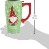 Spoontiques Merry Clarkmas Ceramic Travel Mug(Christmas Gnome)