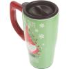 Spoontiques Merry Clarkmas Ceramic Travel Mug(Christmas Gnome)