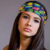 Spoontiques Music Hair Wrap – Multifunctional Bandanna, Headband, Hair Tie, Gaiter, and Scarf(Striped Floral)