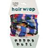 Spoontiques Music Hair Wrap – Multifunctional Bandanna, Headband, Hair Tie, Gaiter, and Scarf(Striped Floral)