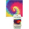 Spoontiques Music Hair Wrap – Multifunctional Bandanna, Headband, Hair Tie, Gaiter, and Scarf(Tie Dye)