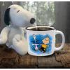 Spoontiques Peanuts Ceramic Camper Mug, 14oz – Microwave & Dishwasher Safe, for Cold & Hot Beverages – Group(Peanuts Snoopy)