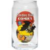 Spoontiques Wonder Woman Glass Set – 2 Unique Glasses Per Set in Colorful Decorative Gift Box – 16oz – 5 1/4″ Tall(Batman)