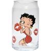 Spoontiques Wonder Woman Glass Set – 2 Unique Glasses Per Set in Colorful Decorative Gift Box – 16oz – 5 1/4″ Tall(Betty Boop)