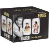 Spoontiques Wonder Woman Glass Set – 2 Unique Glasses Per Set in Colorful Decorative Gift Box – 16oz – 5 1/4″ Tall(Elvis)