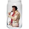 Spoontiques Wonder Woman Glass Set – 2 Unique Glasses Per Set in Colorful Decorative Gift Box – 16oz – 5 1/4″ Tall(Elvis)