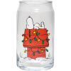 Spoontiques Wonder Woman Glass Set – 2 Unique Glasses Per Set in Colorful Decorative Gift Box – 16oz – 5 1/4″ Tall(Peanuts Christmas)