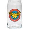 Spoontiques Wonder Woman Glass Set – 2 Unique Glasses Per Set in Colorful Decorative Gift Box – 16oz – 5 1/4″ Tall(Wonder Woman)