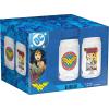 Spoontiques Wonder Woman Glass Set – 2 Unique Glasses Per Set in Colorful Decorative Gift Box – 16oz – 5 1/4″ Tall(Wonder Woman)