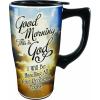 Spoontiques – Ceramic Travel Mugs – You Are My Sunshine Cup – Hot or Cold Beverages – Gift for Coffee Lovers(Good Morning)