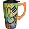 Spoontiques – Ceramic Travel Mugs – You Are My Sunshine Cup – Hot or Cold Beverages – Gift for Coffee Lovers(Music)